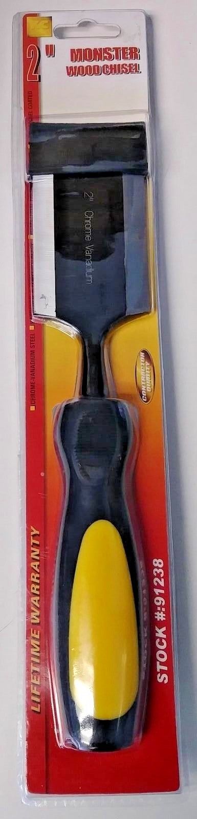 KC Professional 91238 2" Chrome Vanadium Steel Monster Wood Chisel