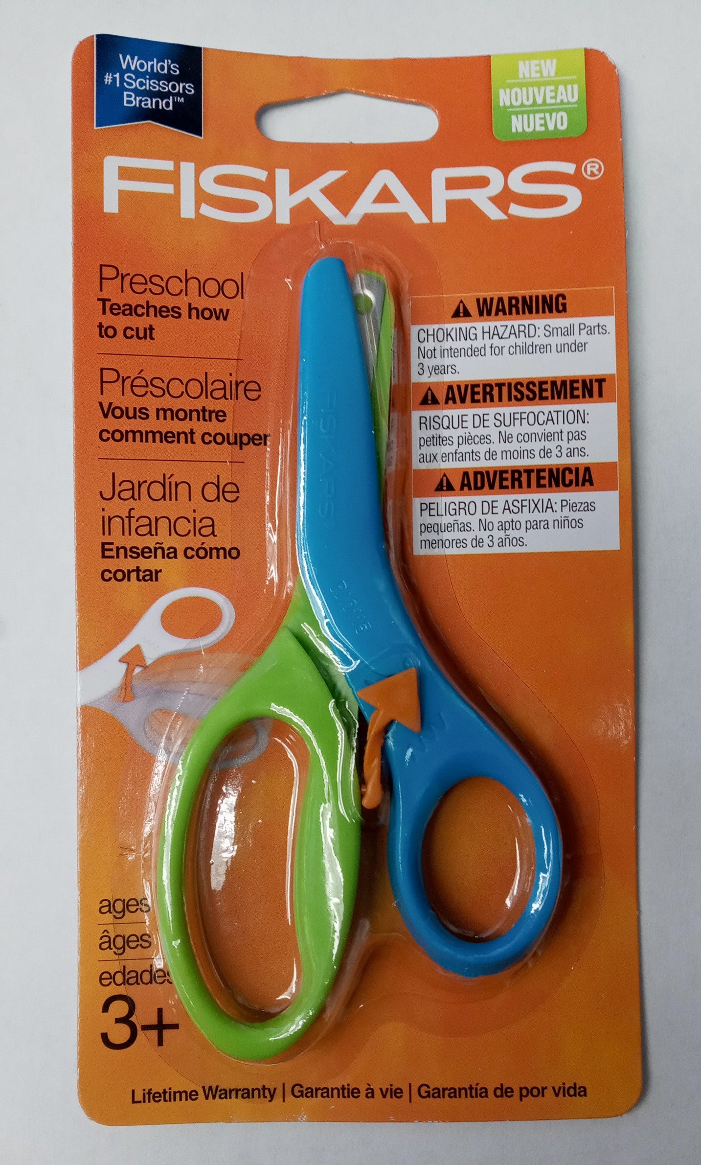 Fiskars 194900-1004 Pre-School Training Scissors, Assorted Colors 2pcs