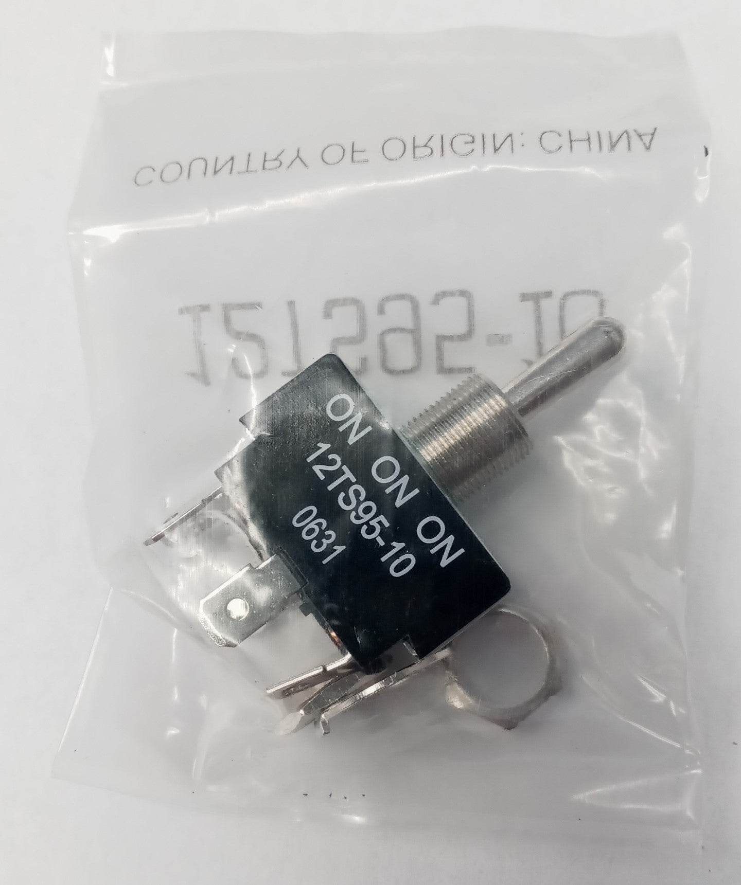 Honeywell 12TS95-10 Toggle Switch ON-ON-ON 10a 277, 20A 125, 1-1/2 HP, 125-250