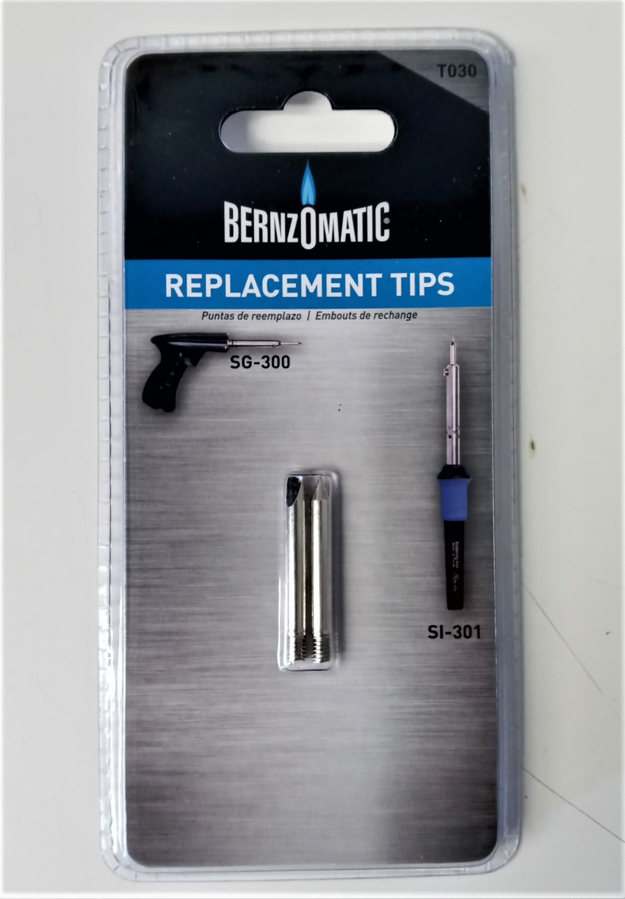 Bernzomatic T030 2-Peice Replacement Tips Set for SG-300 & SI-301