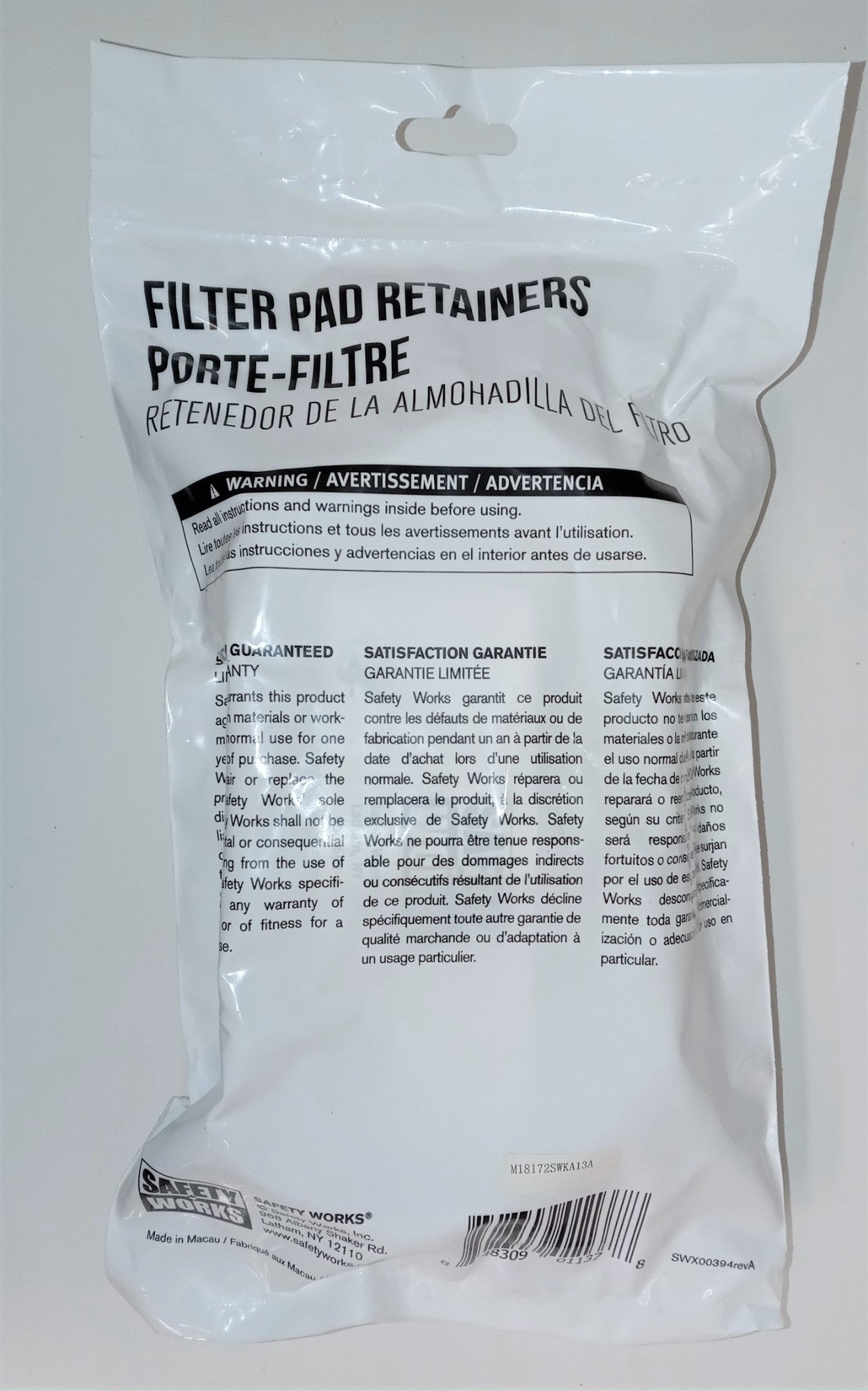 Safety Works SWX00394 Pre-Filter Cap - 10 Pack