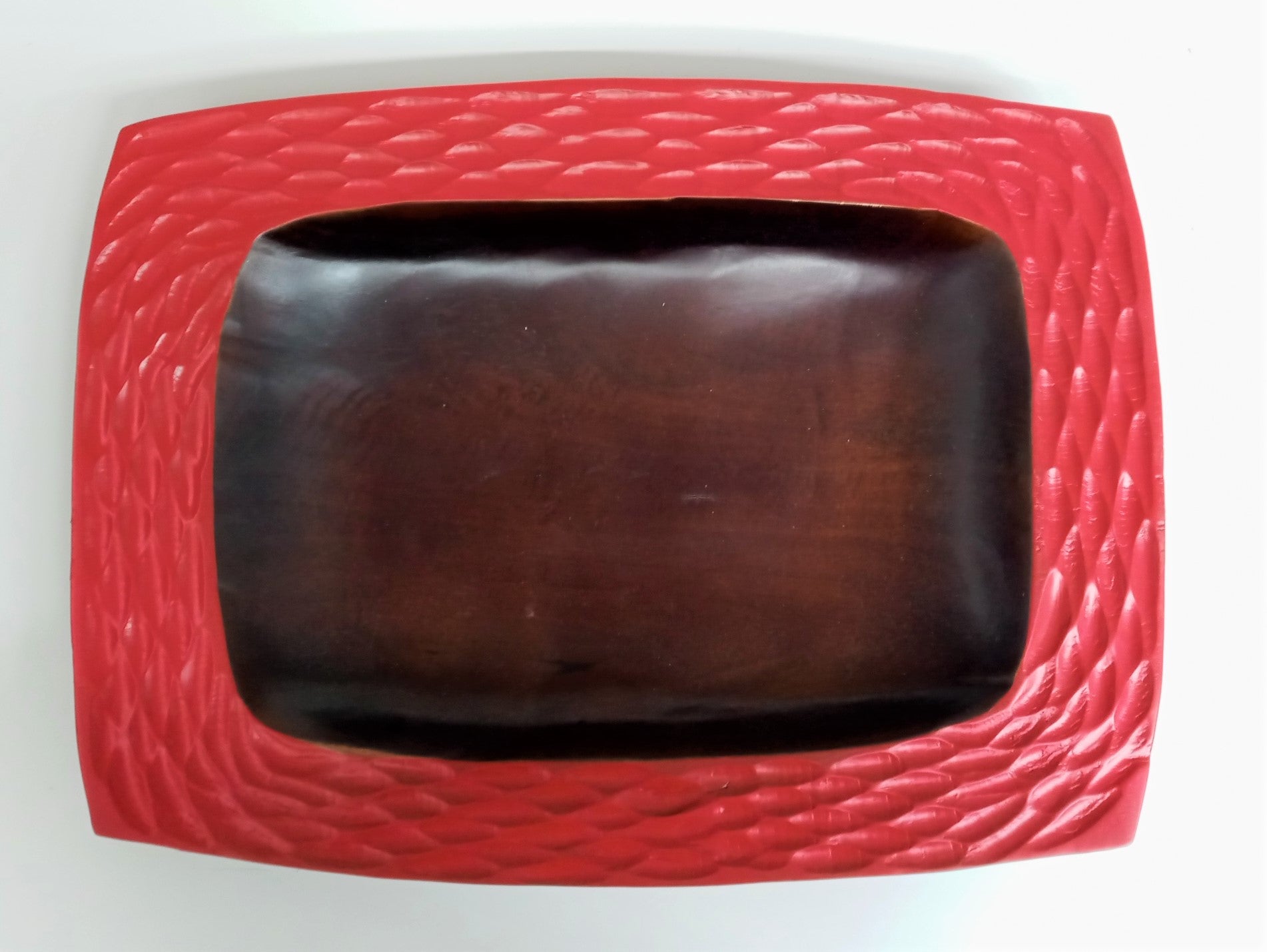 Enrico 3130MH1280 Honeycomb Wood Serving Platter Tray 16"x12"x2"