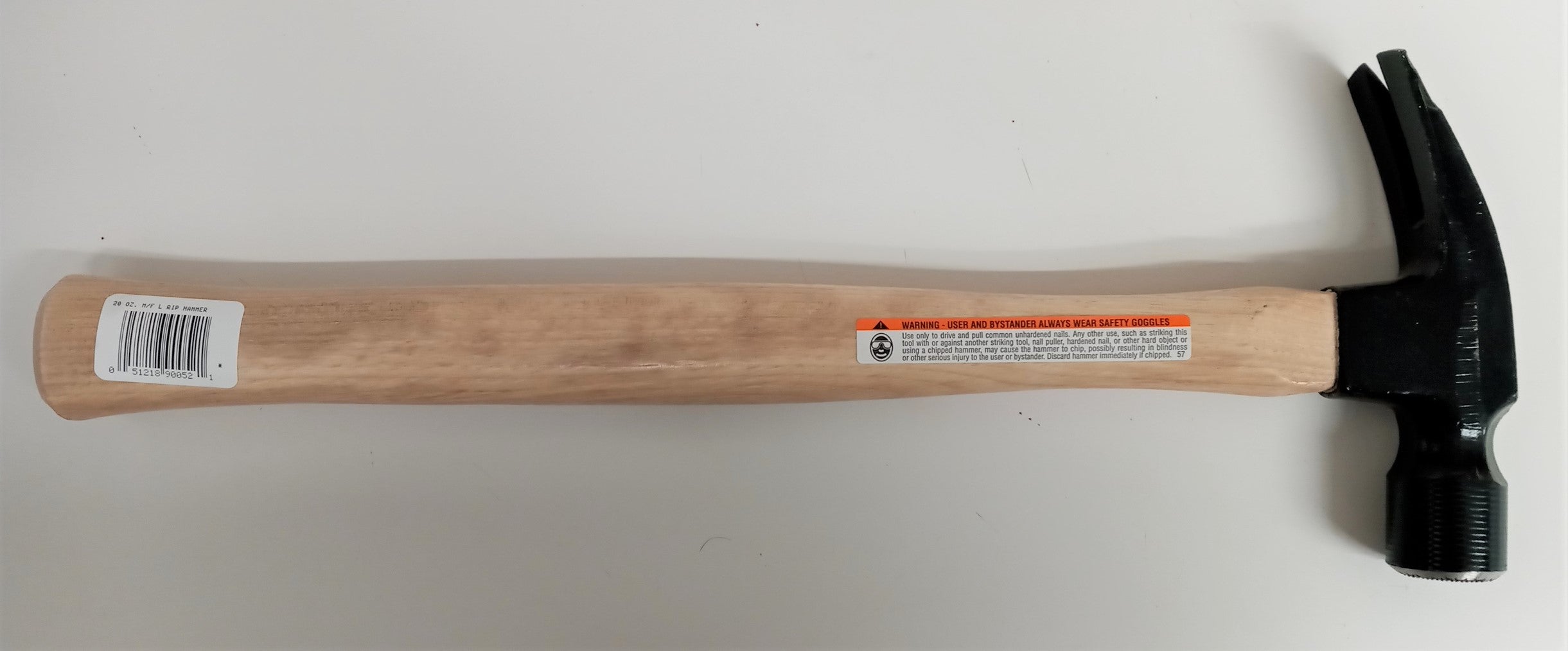 Vaughan & Bushnell 999ML 20oz Long Rip Hammer Milled Hickory VB90052 USA 90052