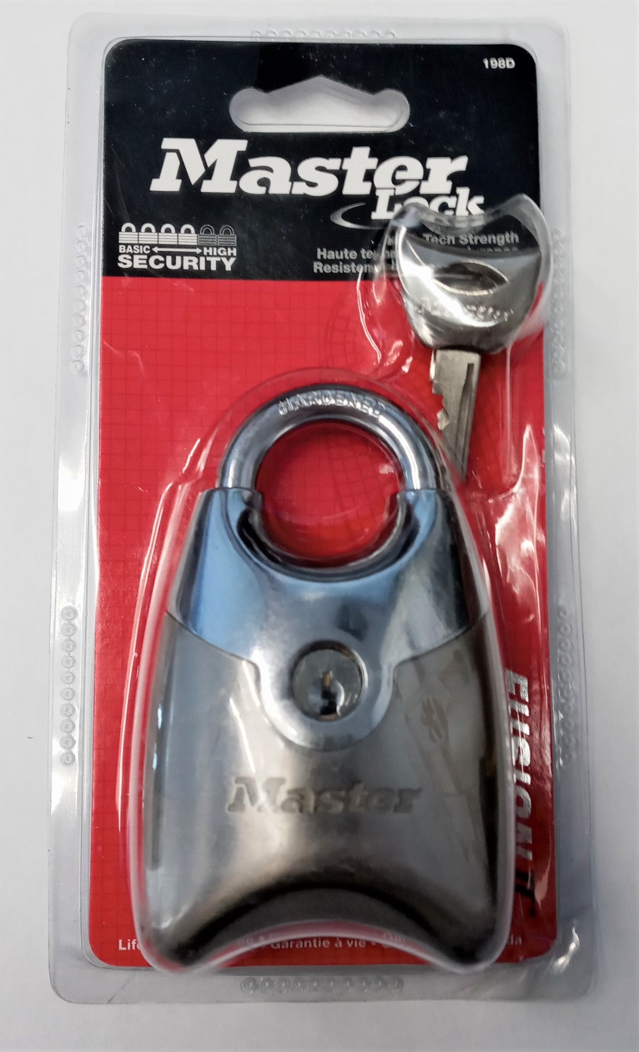 Master Lock 198D Fusion II High Tech Strength Hardened Padlock