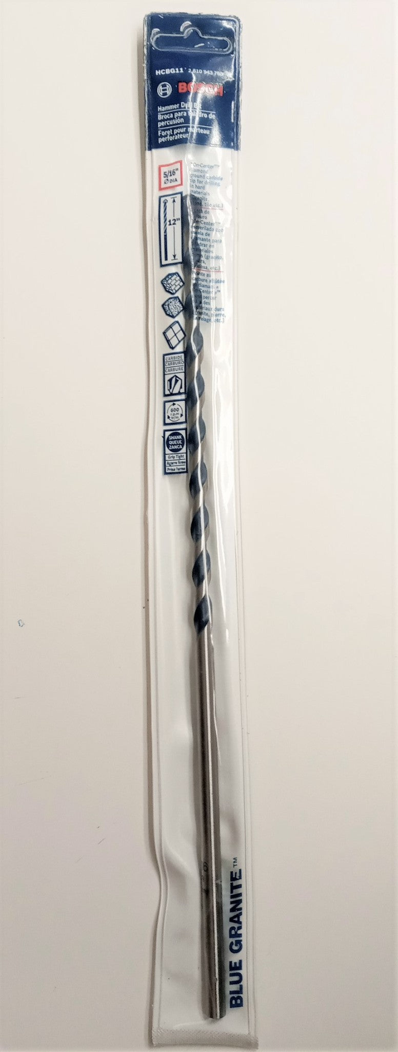 Bosch HCBG11 5/16"x12" Hammer Drill Bit Germany