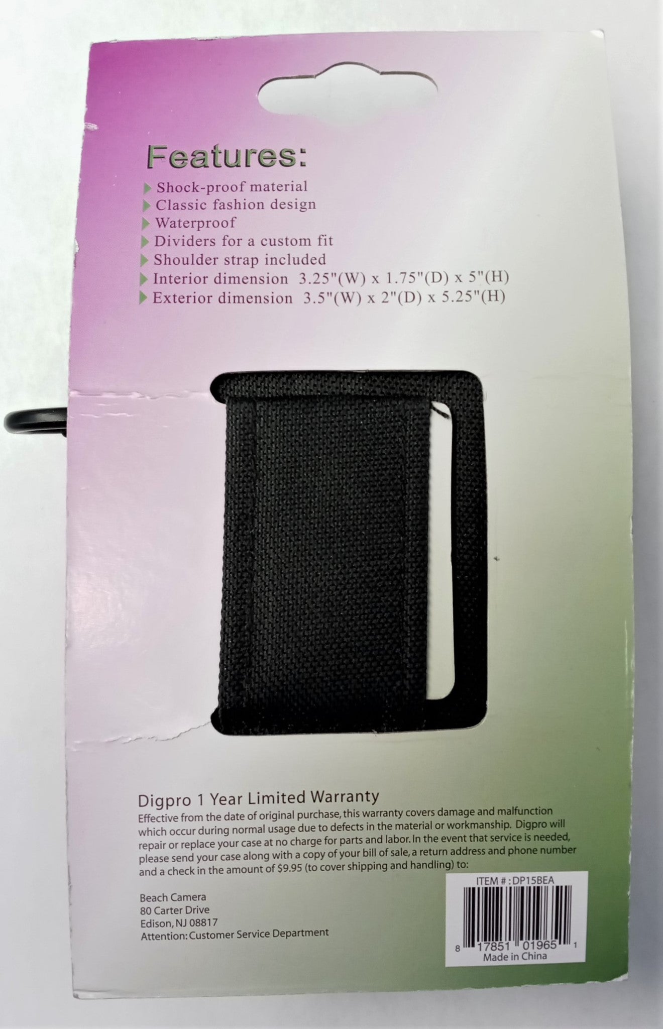 Digpro DP15BEA Digital Camera Case