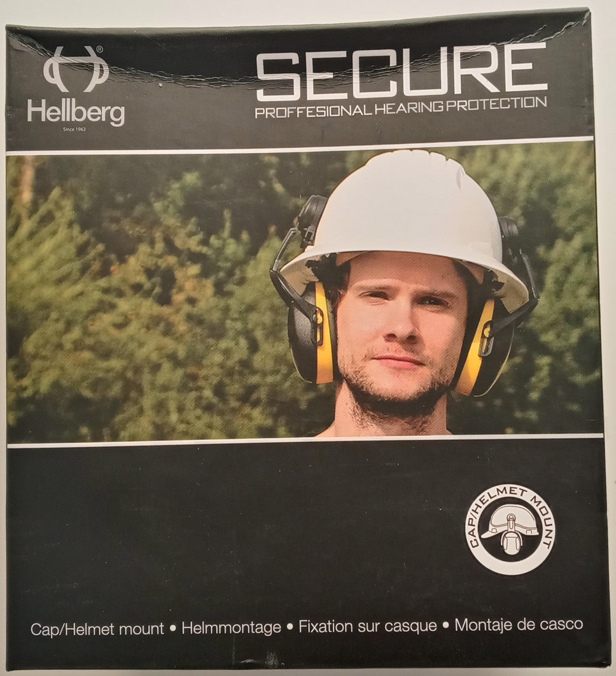 Hellberg 42202-001 Full Brim Hard Hat Mount Passive Ear Muff NRR 24 (muff only)