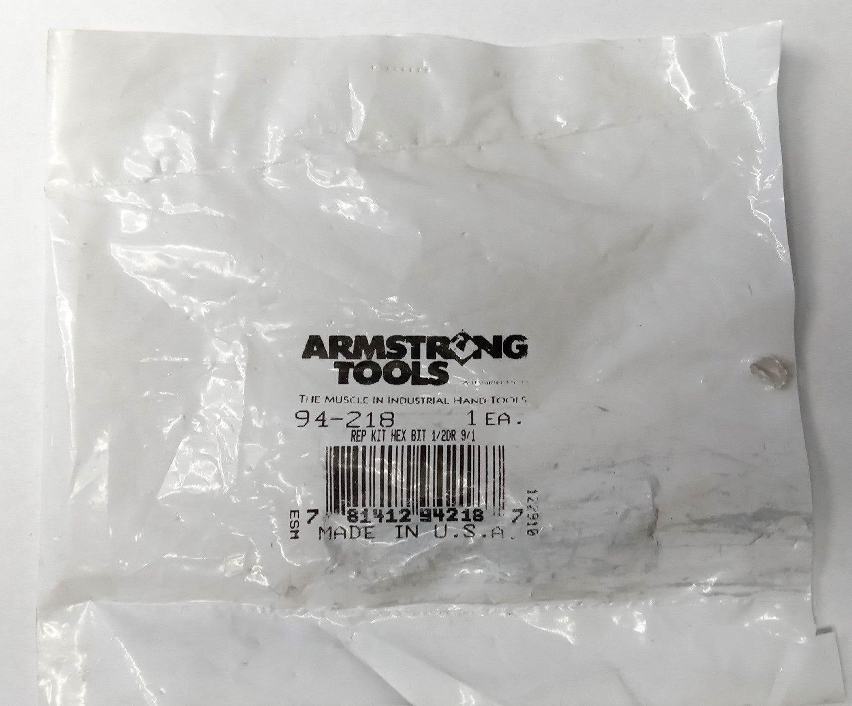 Armstrong 94-218 Repair Kit 9/16" Hex Bit 1/2 Drive USA