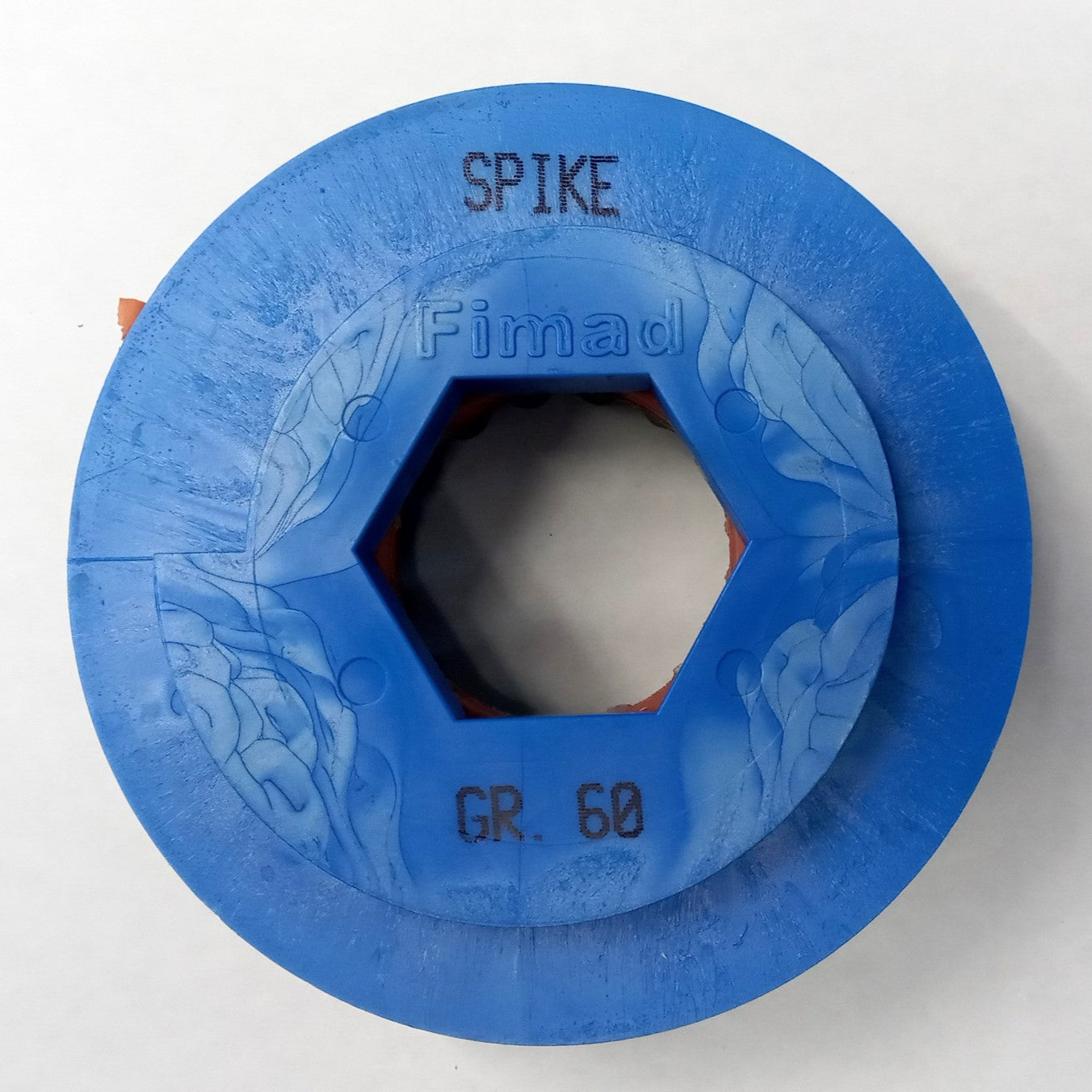 Fimad 6553 5" Spike Snail Lock 60 Grit LV125SPIKEG60