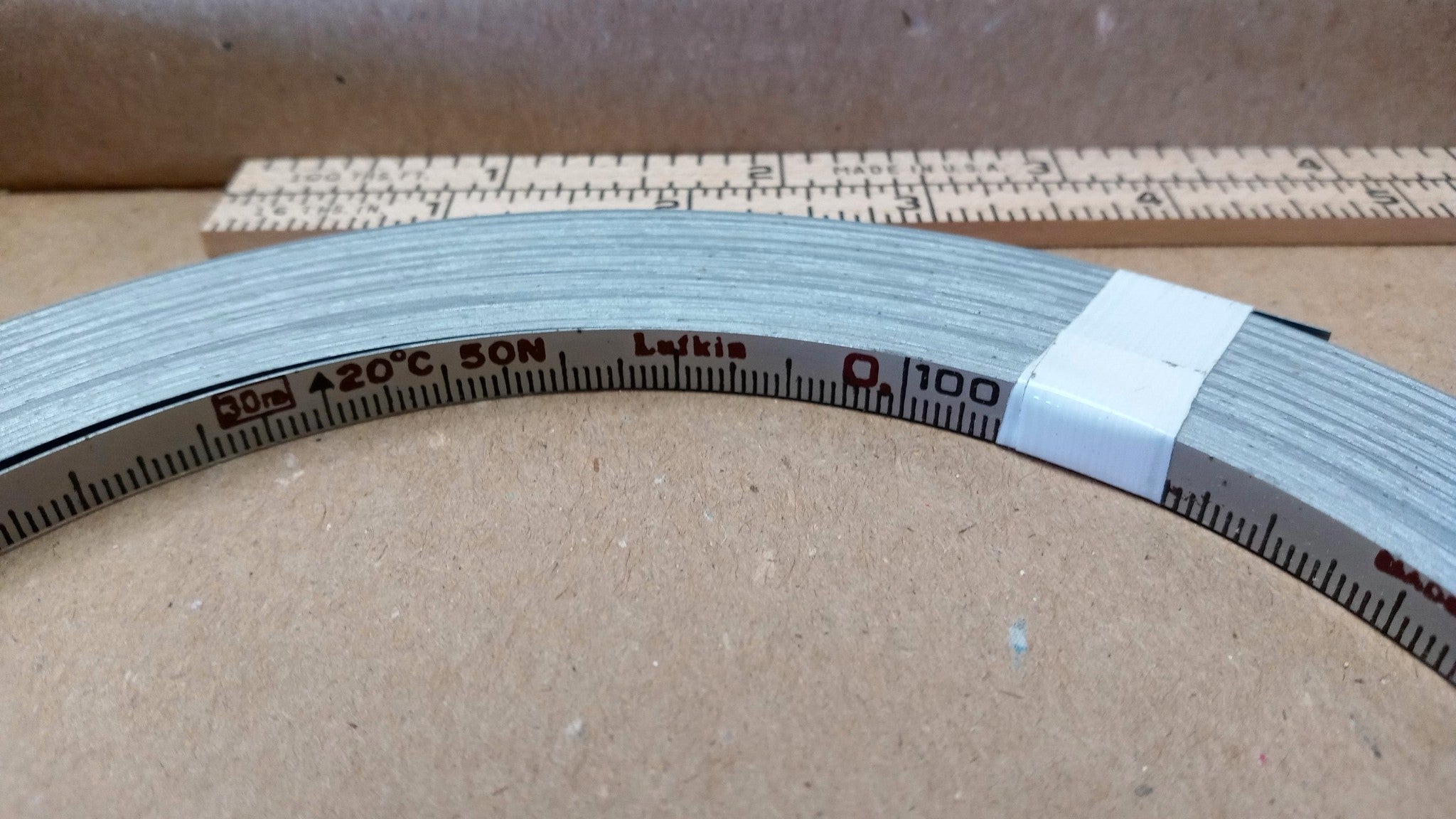 Lufkin OC2730DMM 6mm x 30m Chrome Clad Peerless Frame Tape Refill USA