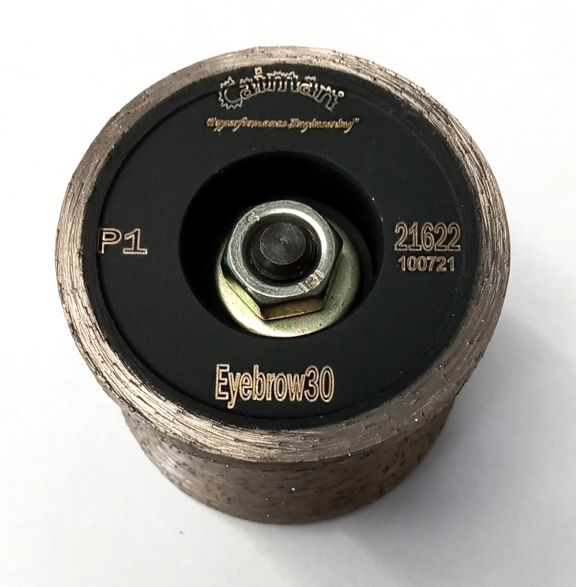 Caiman 21622 30mm Diamond Profiling Router Bit, Sintered Pencil, Eyebrow