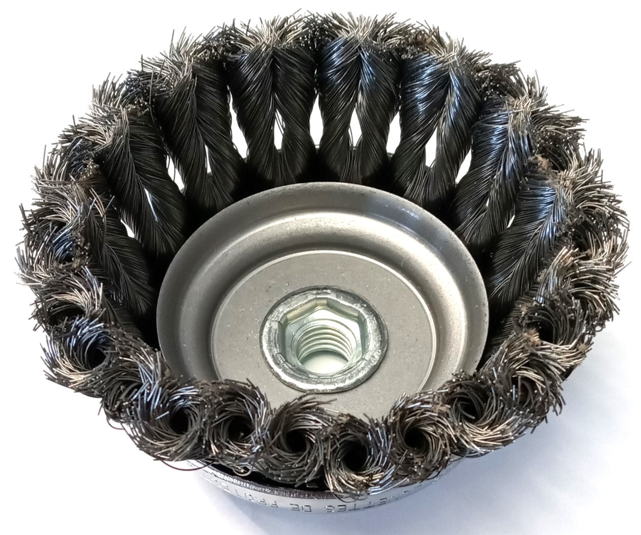 Pferd 82722 5" x 5/8-11 Combitwist Knot Cup Brush .014 CS Wire USA