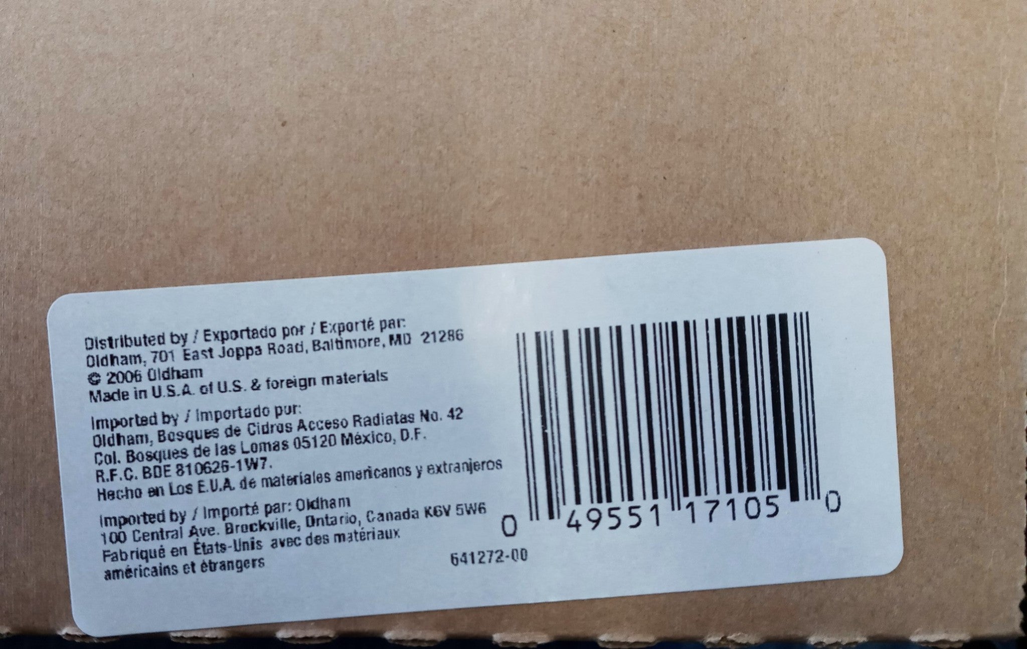 Oldham Moon's 641272-00 Box Saw 12" 24T Carbide Blade