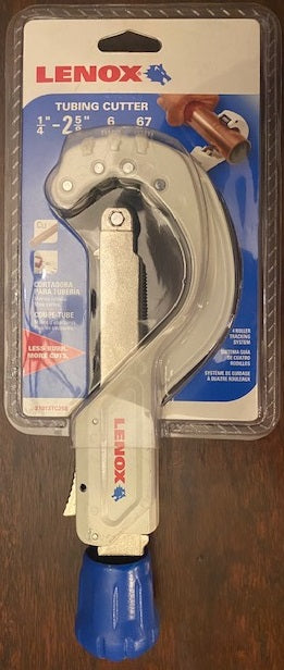 Lenox 21013TC258 Copper Plastic Tubing Cutter, 1/4" - 2-5/8"