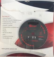 Gmaxx 2400.140N10 14" x 100T 3,2/2.5 1" TCG neg Saw Blade Germany
