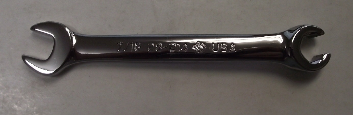 Armstrong 28-214 7/16" Full Polish Combination Flare Nut Wrench USA