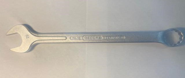 Gedore 6002960 29mm Combination Spanner Wrench Germany