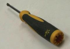 Ideal 30-331 Twist-A-Nut PRO 1/4" X 4" Slotted Keystone Screwdriver Bulk