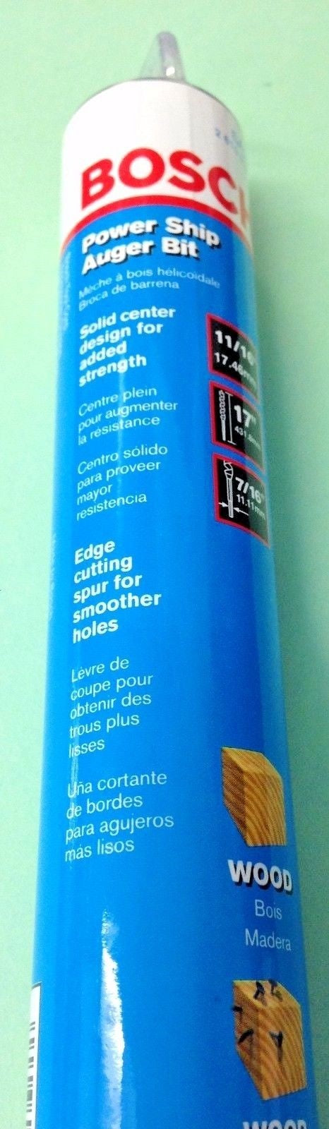 Bosch SA2008 11/16" x 17" Power Ship Auger Bit