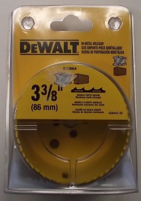 Dewalt D180054 3-3/8" Bi-Metal Hole Saw USA