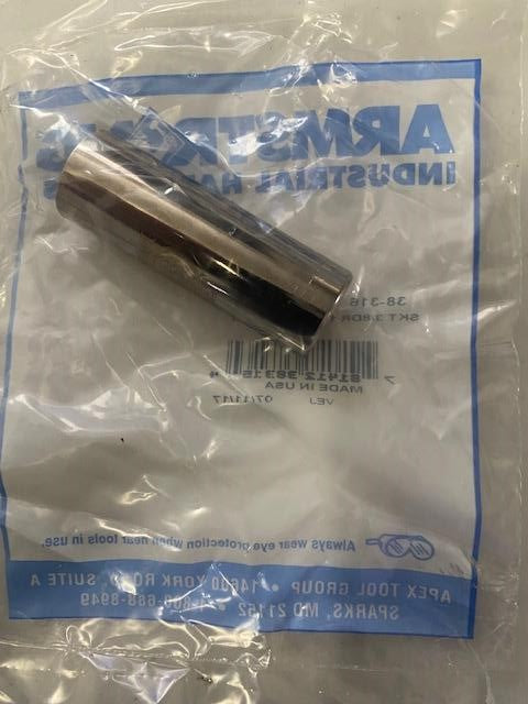 Armstrong 38-316 3/8" Drive 12 Point Deep Socket 16mm USA Bagged