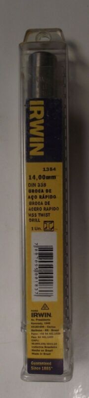 Irwin 1354 14mm x 6-1/4" HSS Drill Bit