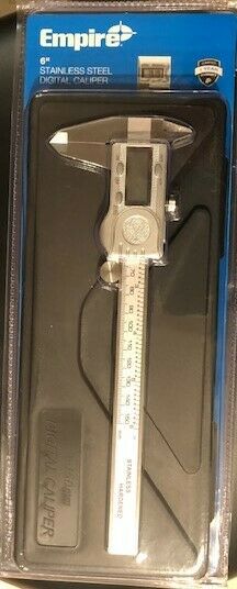 Empire 2789 6" Caliper LCD Digital Display Inches or MM Depth Measurement