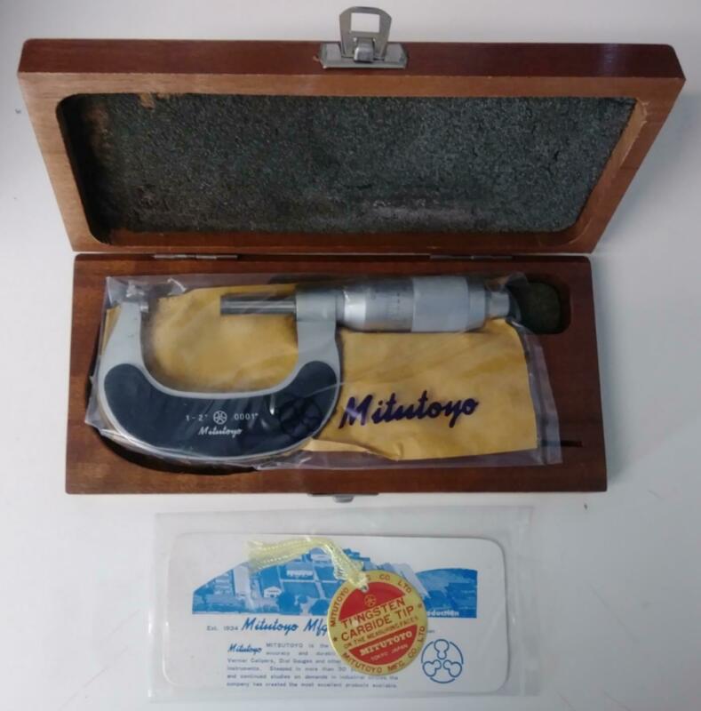 Mitutoyo 106-104 1-2" Outside Micrometer Japan
