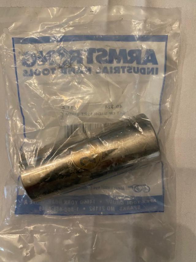 Armstrong 40-324 24mm 12 Point 3/4 Inch Drive Metric Deep Socket USA