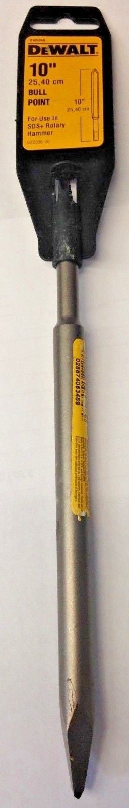 Dewalt DW5348 10" SDS Plus Steel Bull Point Chisel