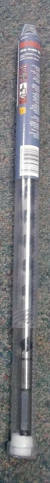 Bosch ASHLT11 11/16" x 15" x 17" Type II Ship Auger Bit (Tubed)