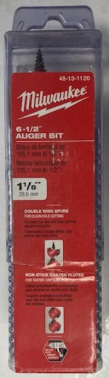 Milwaukee 48-13-1120 1-1/8" x 6-1/2" Ship Auger Drill Bit