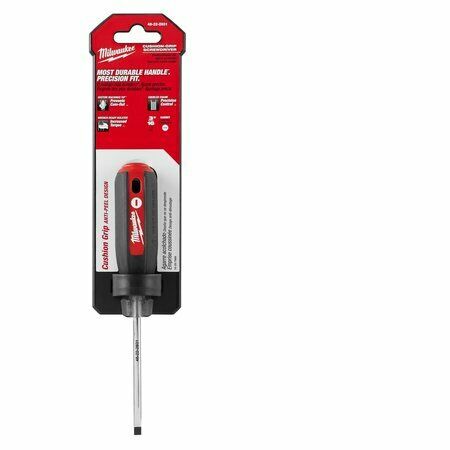 Milwaukee 48-22-2831 3/16" Cabinet - 3" Cushion Grip Screwdriver