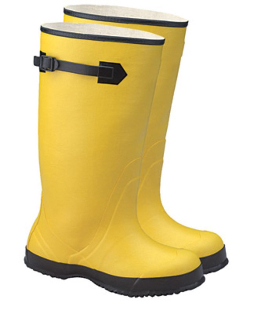 Radnor A380 SIze 14 Latex Hazmat Overboots with Ribbed Outsole