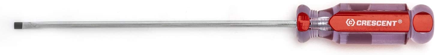 Crescent CS316R8 3/16" x 8" Cabinet Screwdriver Tri-Lobe Acetate Handle
