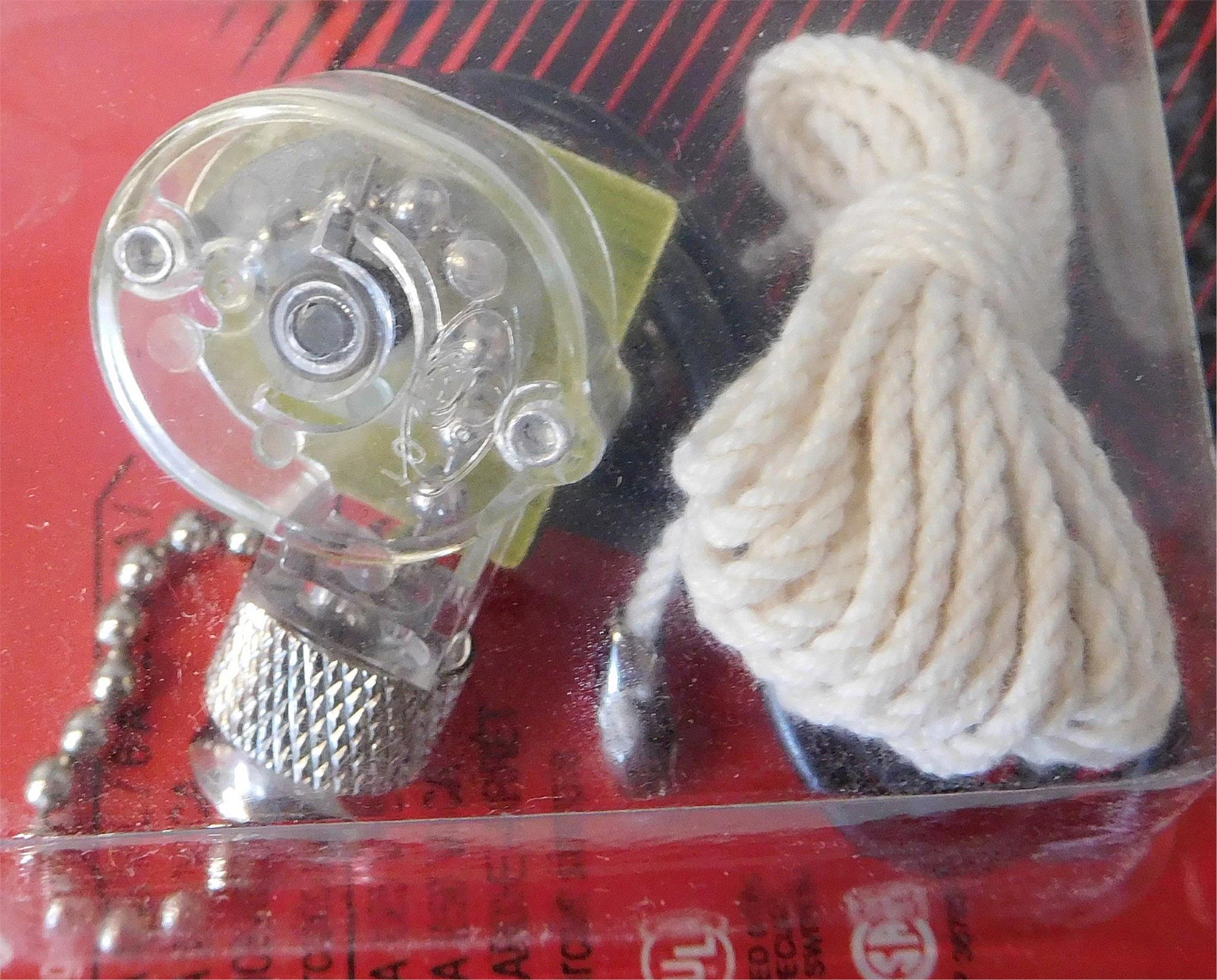 Gardner Bender GSW-31 SPST On / Off Nickel Pull Chain Switch (3 Packs)