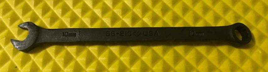Armstrong 56-210 10mm Long Length Open End Combination Wrench 12pt. USA