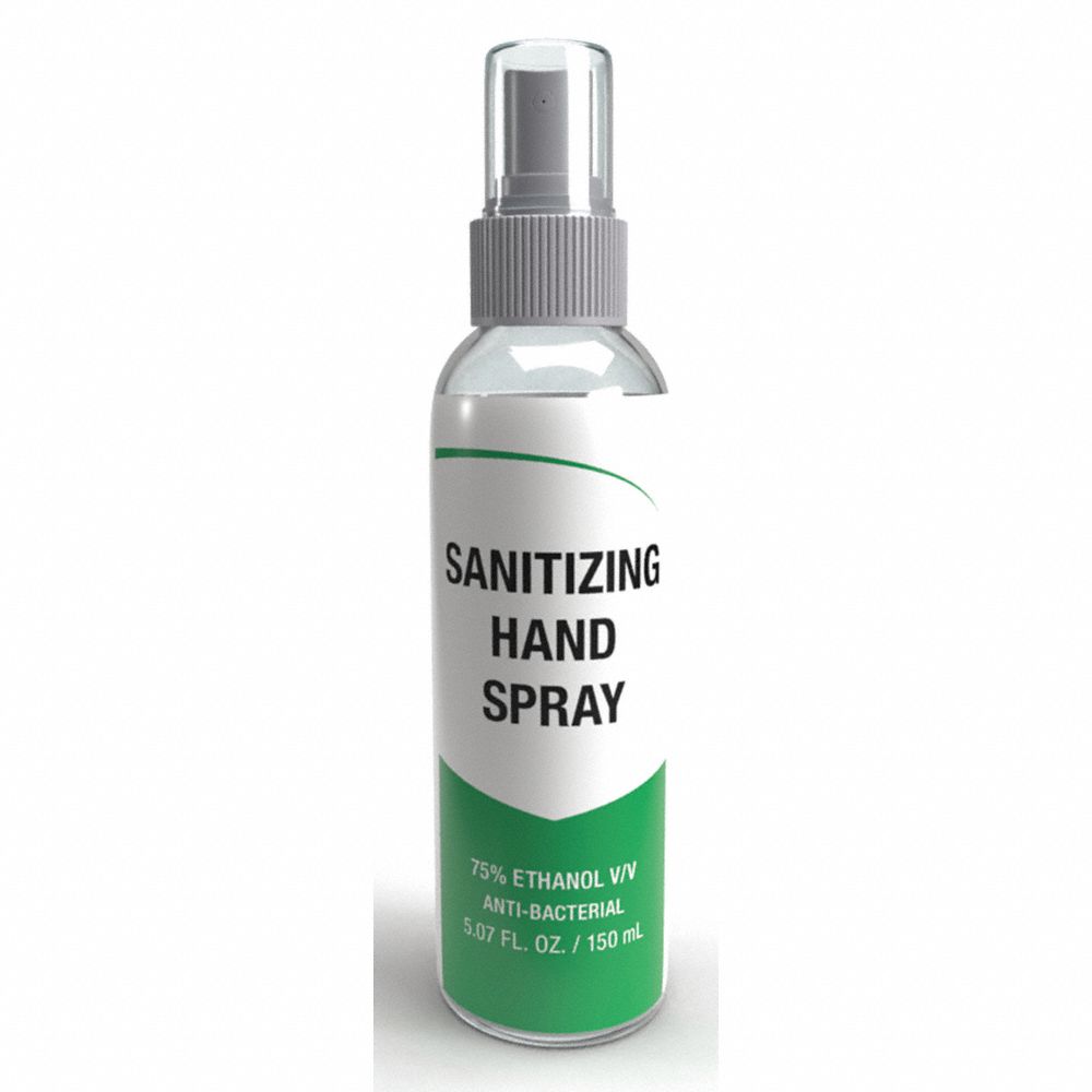 Snap Hand Sanitizer from Grainger 56MC34, 5oz. Spray Bottles, Sanitizer