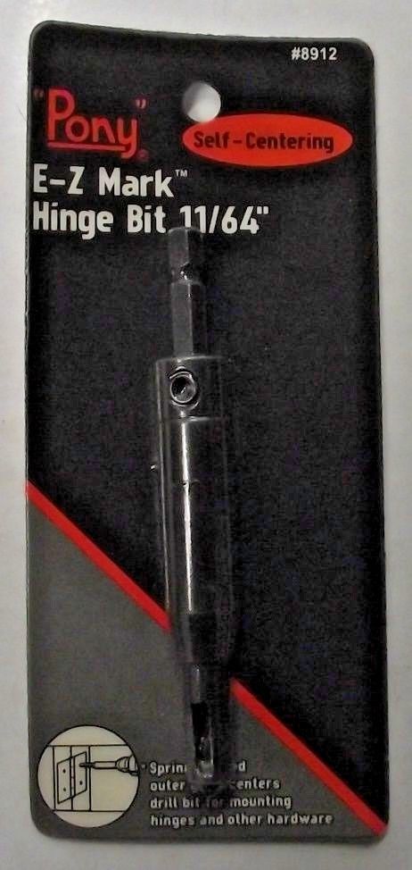 Pony E-Z Mark 8912 11/64" Self Centering Hinge Drill Bit