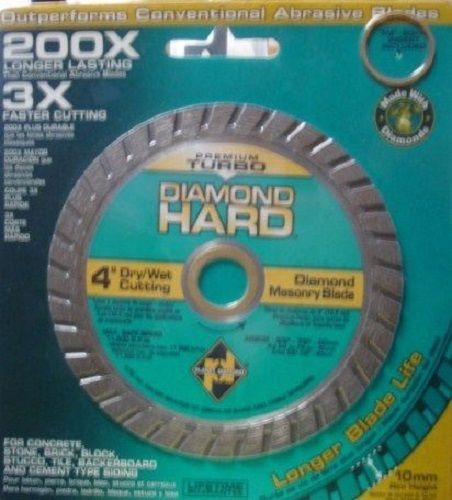 Planet Diamond 4" Turbo Diamond Masonry Blade 21104020