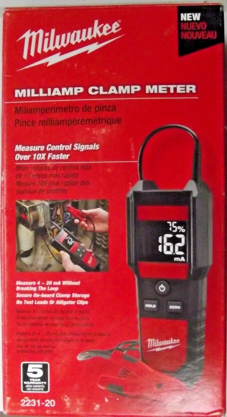 Milwaukee 2231-20 Milliamp Clamp Meter Japan