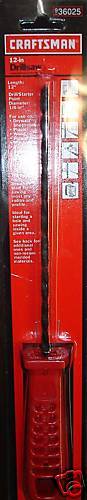 Craftsman 36025 12" Drillsaw Drywall Plaster Wood Drill Starter