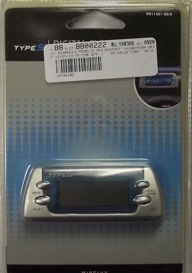 Winplus Type 11401 Digital Clock Timer Alarm And Stop Watch