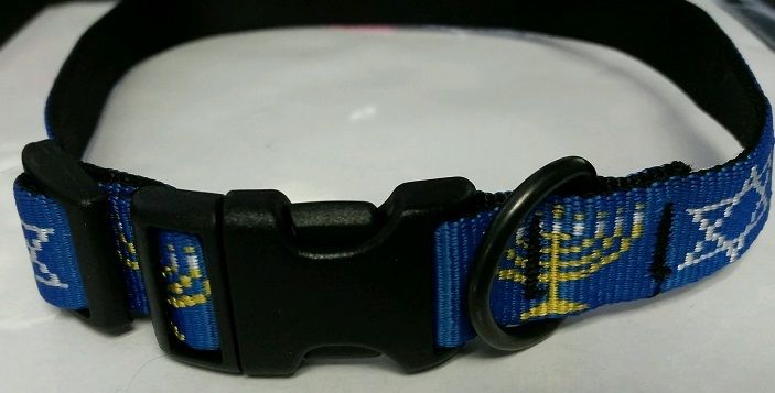 Bison Star of David Dog Collar X-Large