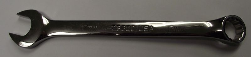 Kobalt 23650 17mm 12 Point Full Polish Combination Wrench USA