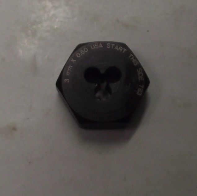 Bosch 396321 3mm x 060 Metric Hex Die 1609446879 USA #T47