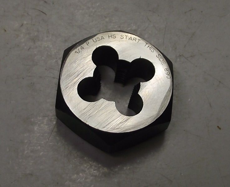 Vermont American LM2523 Hex Die 1/4"-18 Bulk 1609410198 USA #T11