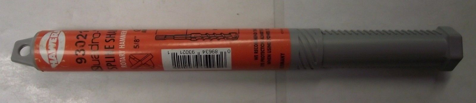 Hawera 93021 5/8" x 6" x 11" Spline Shank Rotary Hammer Drill Bit Germany