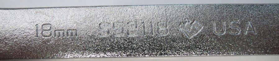 Armstrong S52118 12 Pt Short Satin Combination Wrench 18mm USA