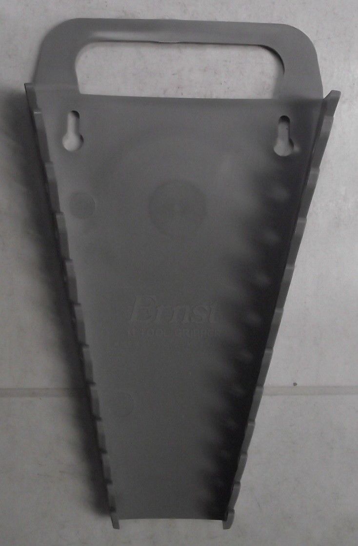 Ernst 11GPW 11 Tool Holder Gripper Wrench Rack Portable Organizer Grey USA